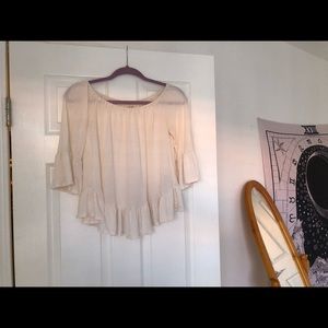 Urban Outfitters High-Low Flowy Top